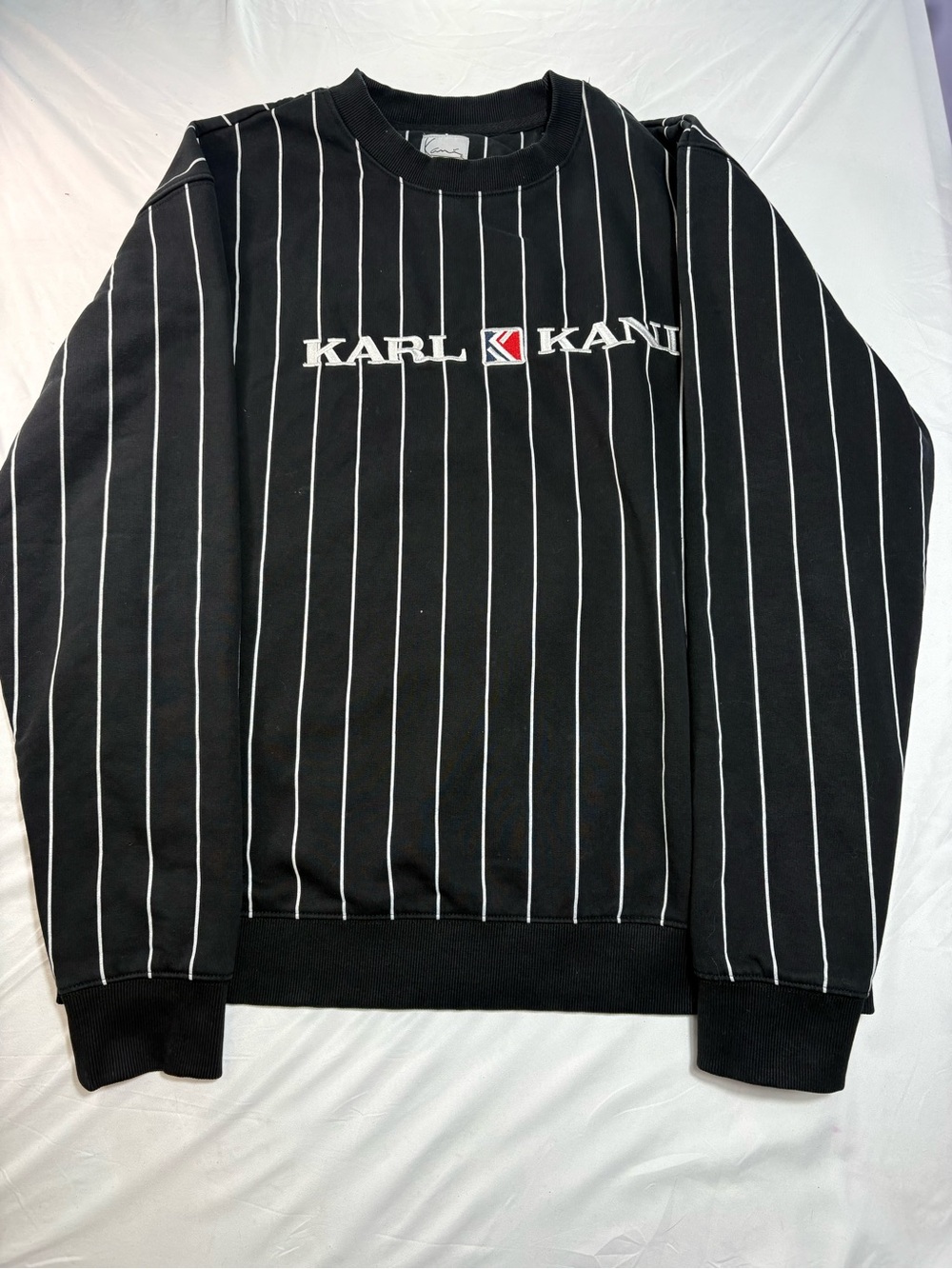 Y2K 2pac Karl Kani Stripes pullover heavyweight size L men’s